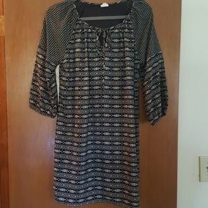 Medium Black and Tan Dress